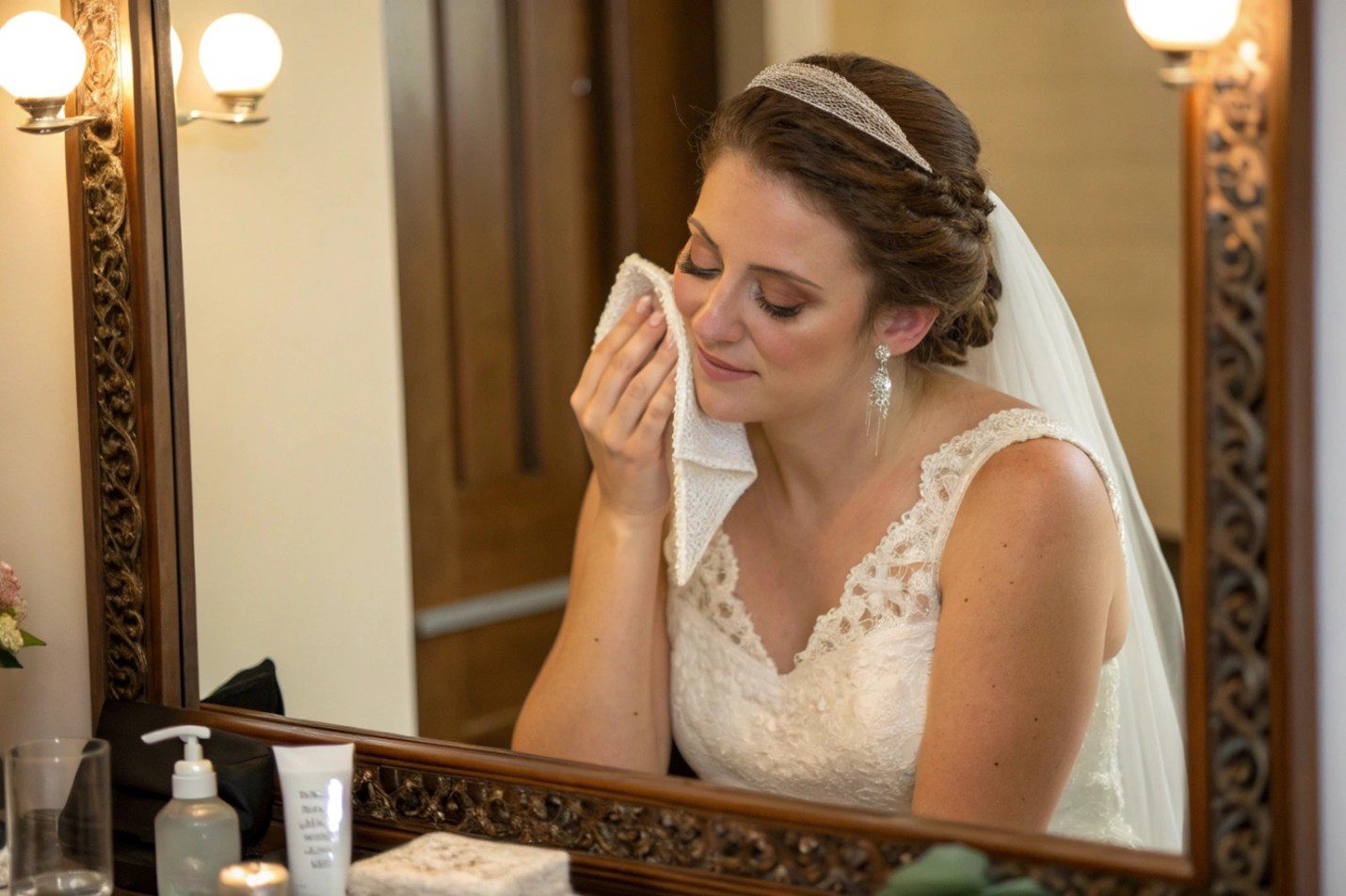 مراقبت‌های پوستی بعد از میکاپ لایت عروس