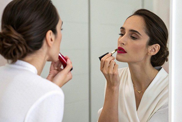 مرحله ششم – انتخاب رژگونه و رژلب مناسب